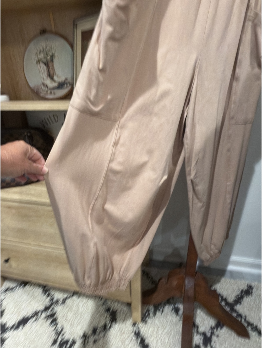 NWOT Free People Movement Horizon Harem Pants in Beige Size Large - Picture 3 of 6
